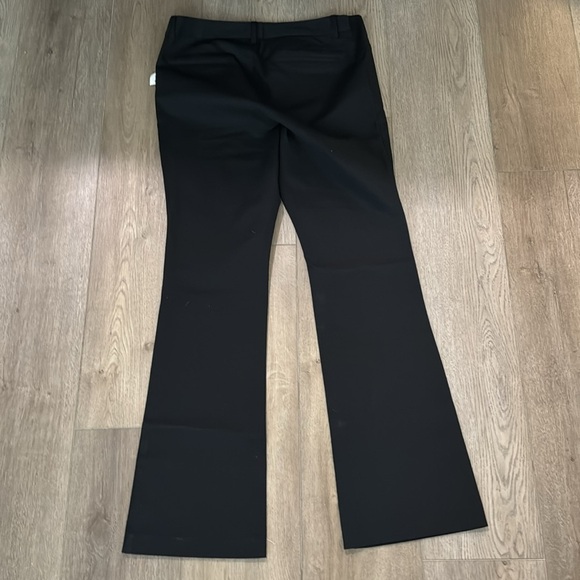 NWT! Black Maternity Side Panel Pixie Flare Pants - Size 10 💎 - Picture 7 of 7